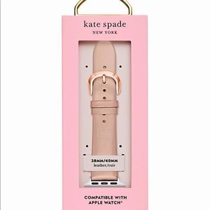 Kate Spade rose gold metallic band for Apple Watch
